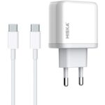 شارژر دیواری هیسکا مدل H-108 به همراه کابل USB-C